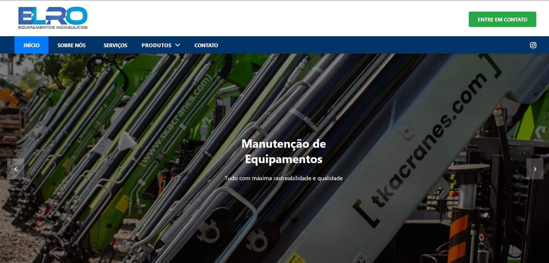 Site ELRO equipamentos